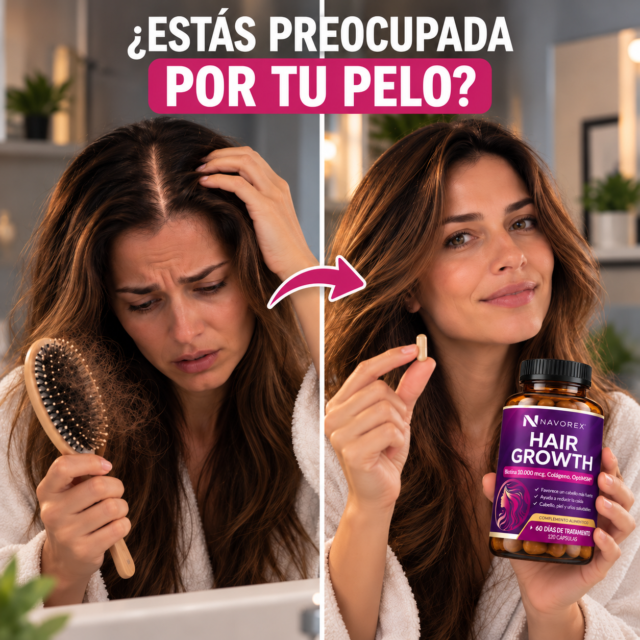 Rutina para el cuidado del cabello